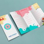 Brosur dengan desain yang efektif dan menarik perhatian