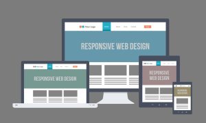 Tampilan website responsif yang optimal di perangkat desktop, tablet, dan smartphone