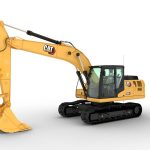 Excavator modern Caterpillar 320D dilengkapi teknologi canggih untuk efisiensi kerja di proyek konstruksi