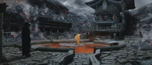 Adegan dramatis di neraka dari film Along with the Gods
