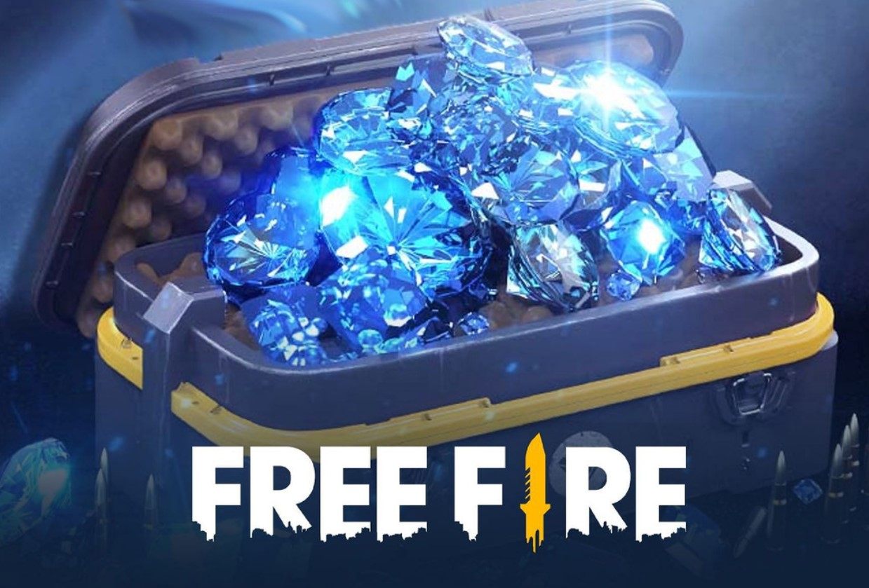 Ilustrasi diamond Free Fire sebagai mata uang virtual untuk membeli item dan skin eksklusif di game FF